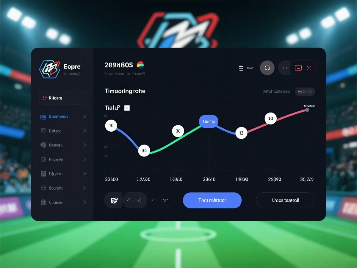 赛事时间线与比分界面